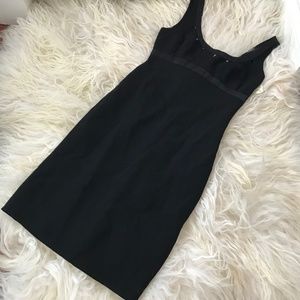 CARMEN MARC VALVO Wool Sheath Dress